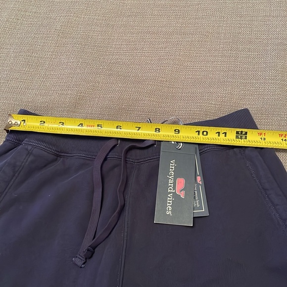 NWT $68 Vineyard Vines Navy Blue Shorts Sweatpants Shorts - Picture 7 of 15